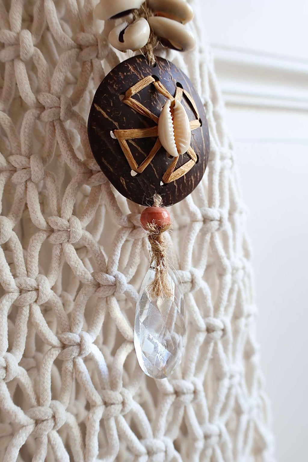 Suspensions décoratives en jute