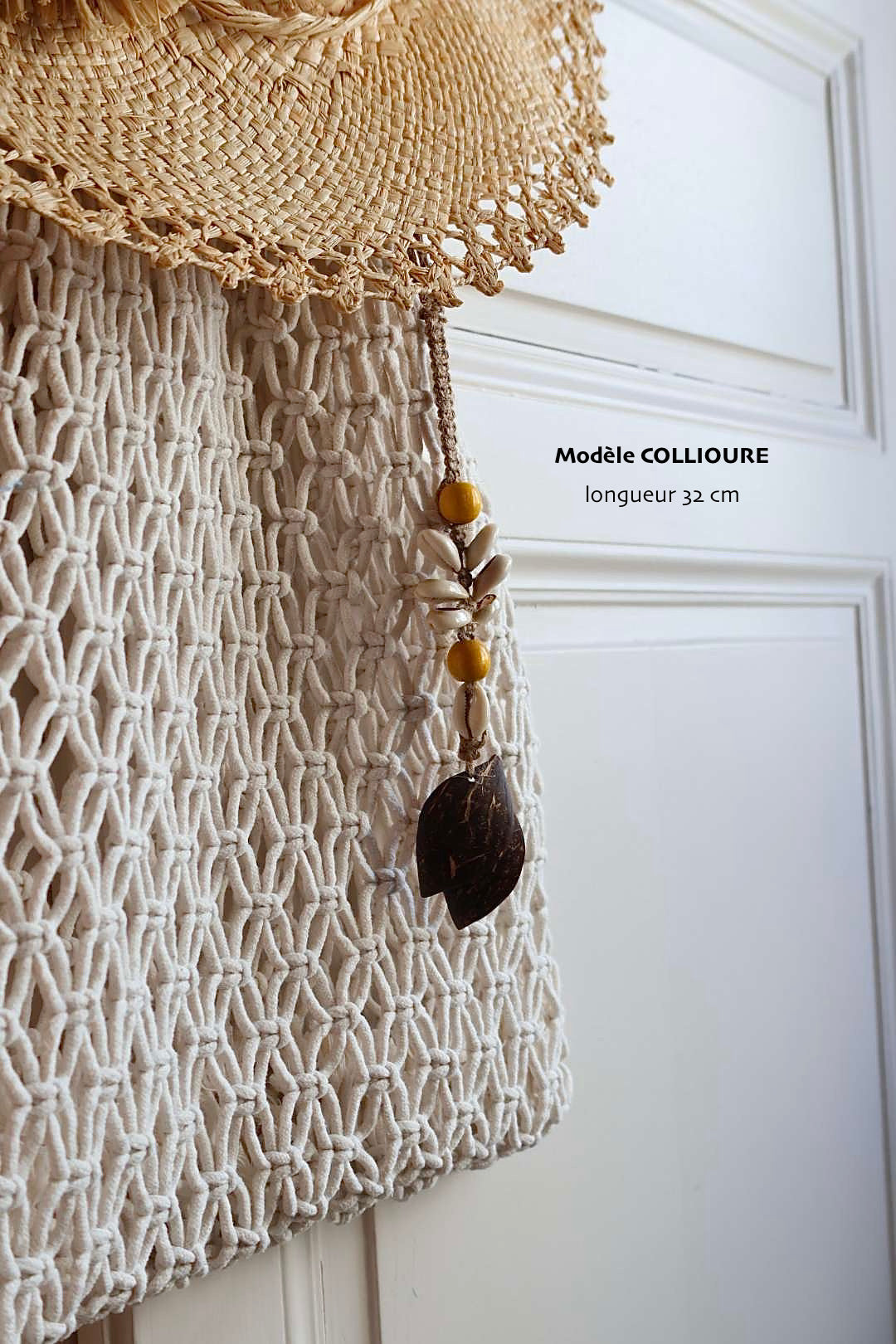 Suspensions décoratives en jute
