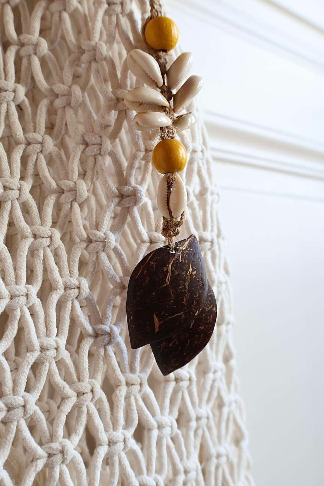 Suspensions décoratives en jute