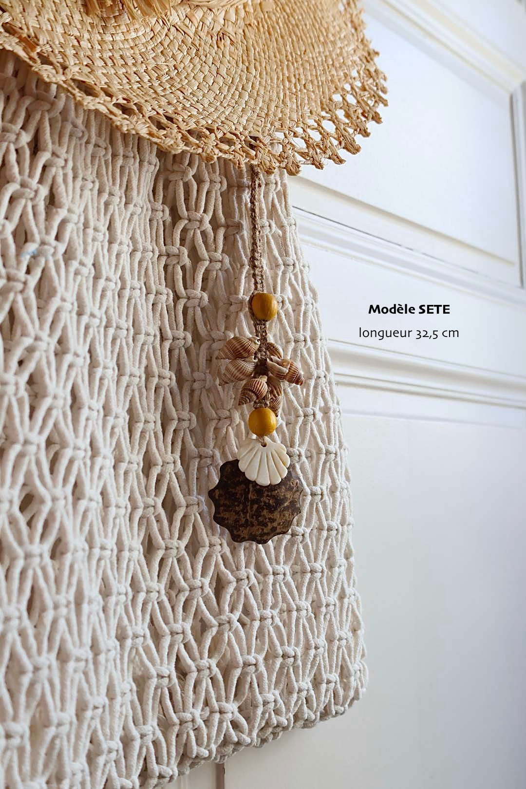 Suspensions décoratives en jute