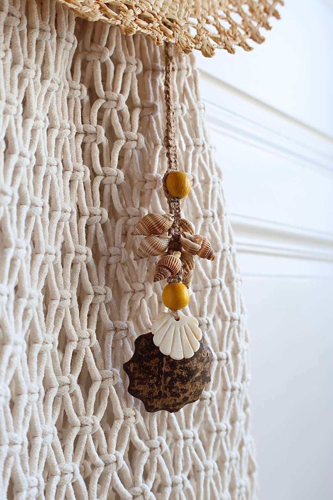 Suspensions décoratives en jute