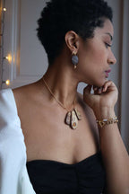 Boucles d'oreilles noix de coco - FEERIE