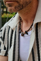 Collier mixte PRIMAL "Énergie terrestre"