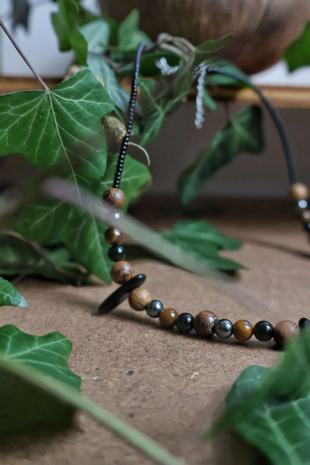 Collier mixte PRIMAL "Énergie terrestre"