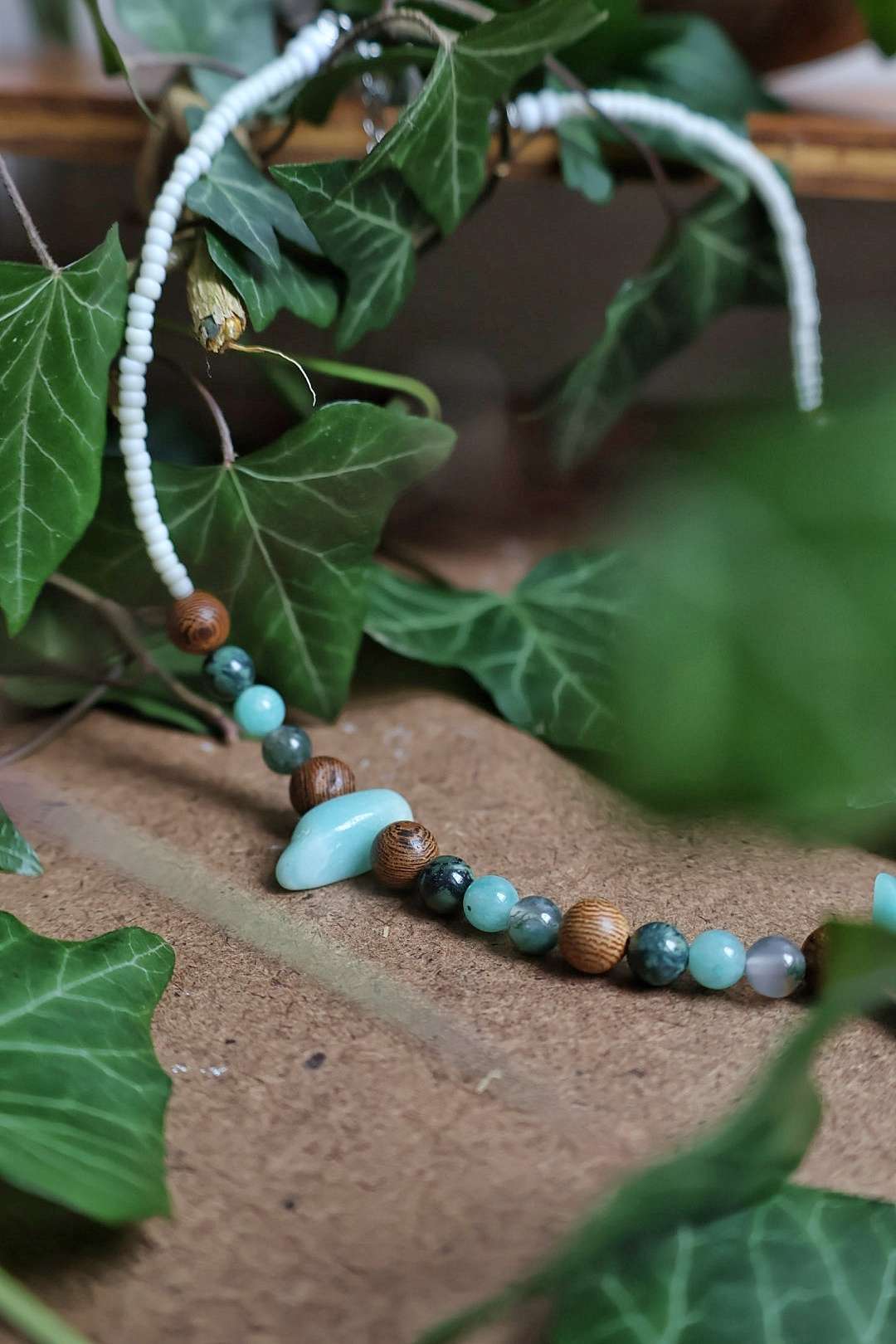 Collier mixte PRIMAL "Sérénité tropicale"