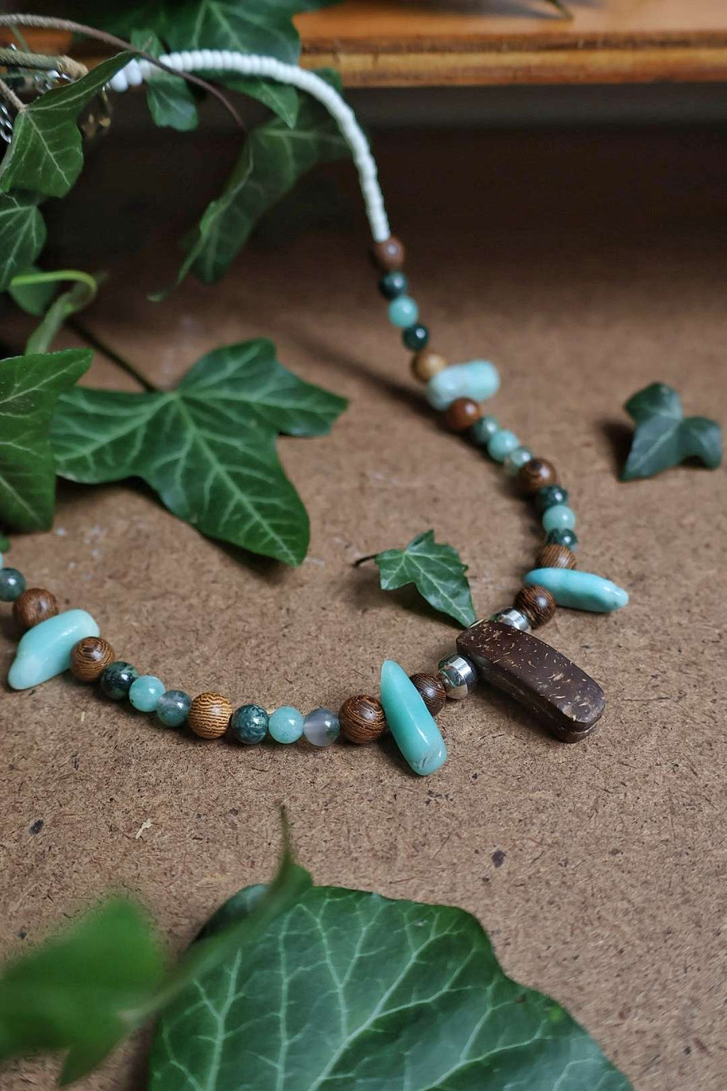 Collier mixte PRIMAL "Sérénité tropicale"