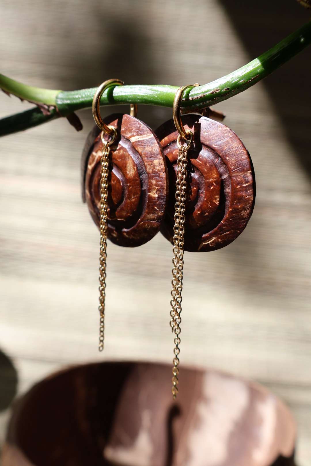 Boucles d'oreilles longues - GYRE