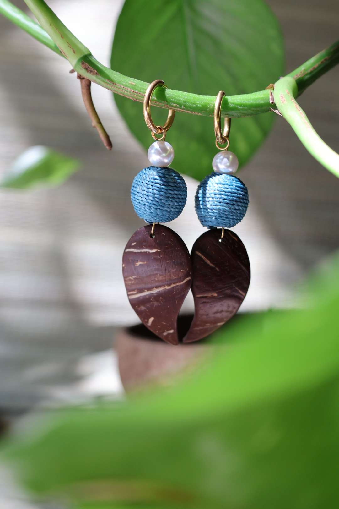 Boucles d'oreilles longues - LAGUNE