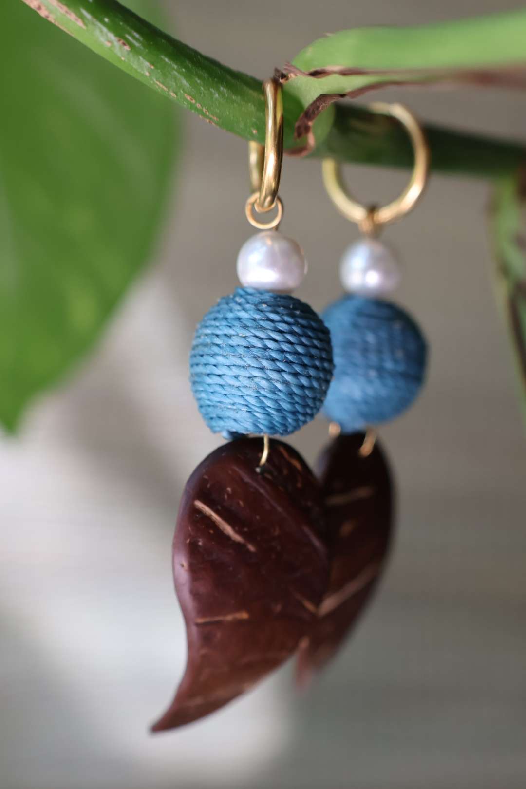 Boucles d'oreilles longues - LAGUNE
