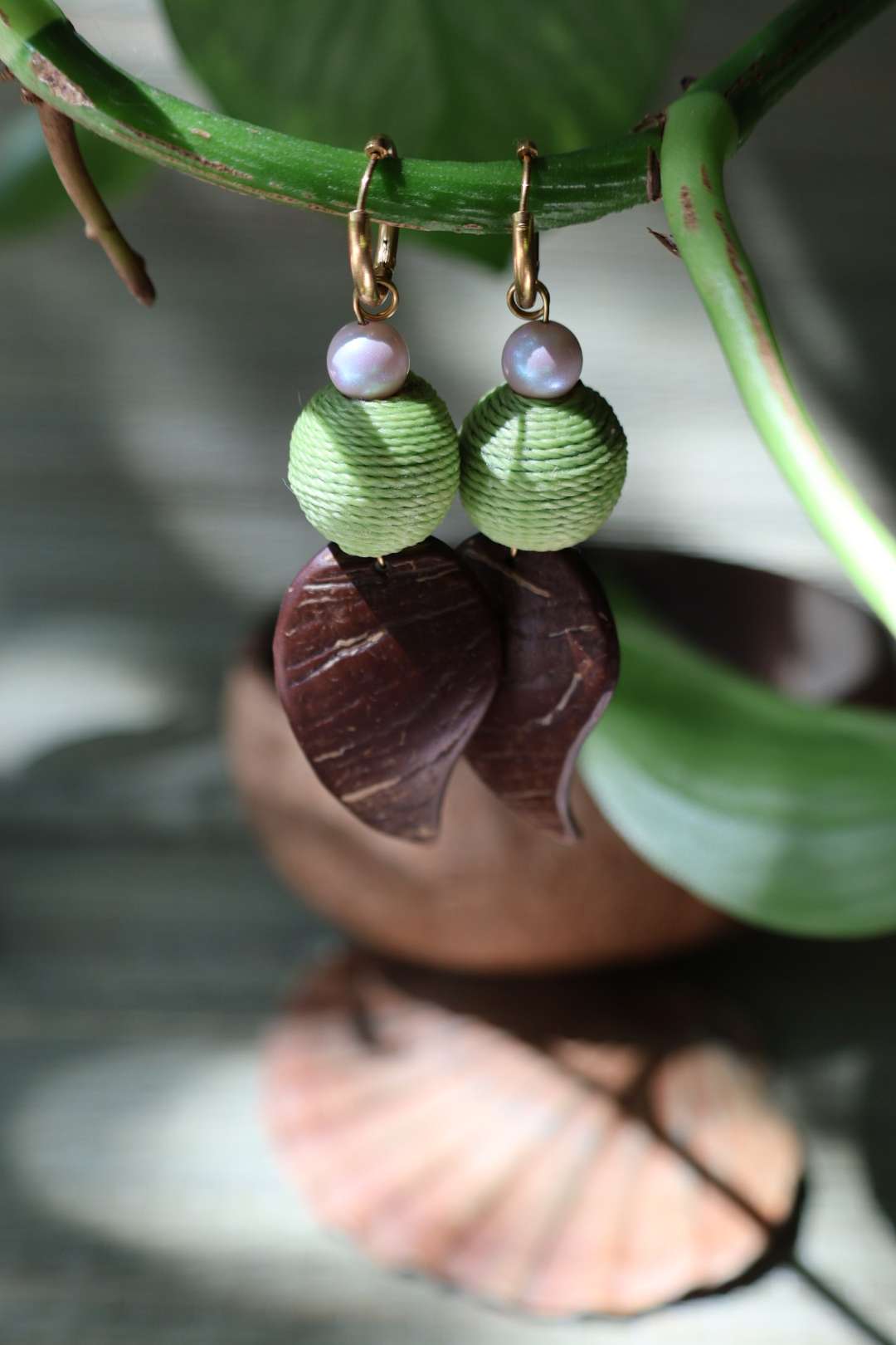 Boucles d'oreilles longues - LAGUNE