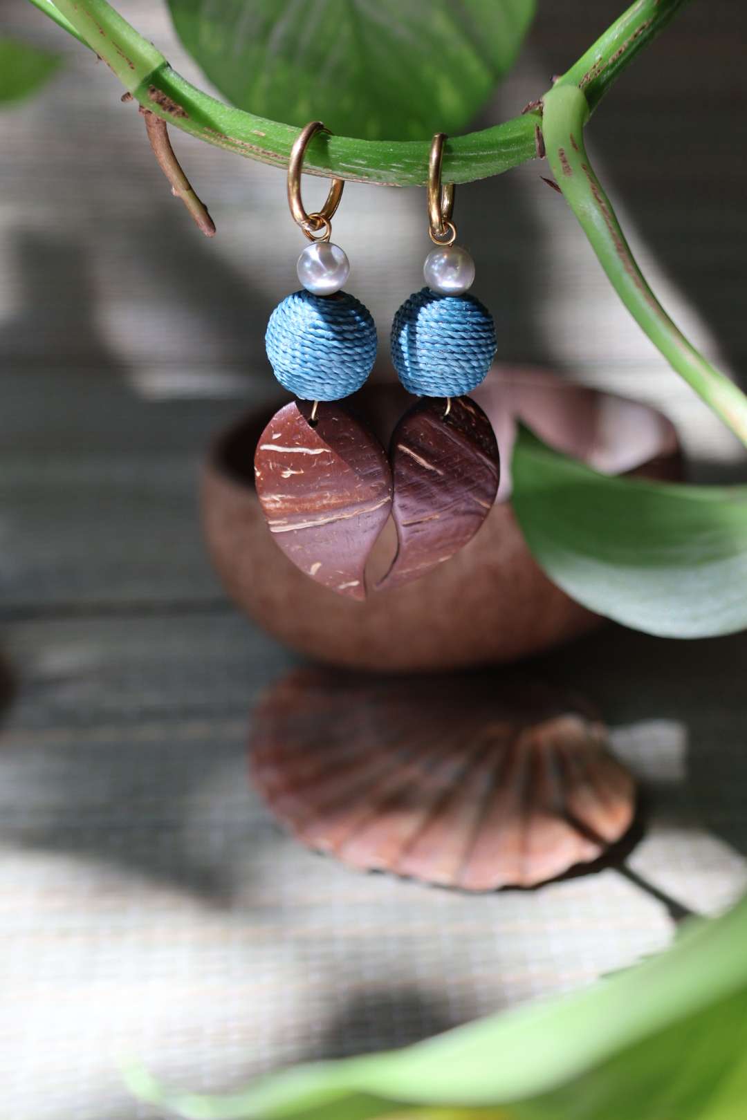 Boucles d'oreilles longues - LAGUNE