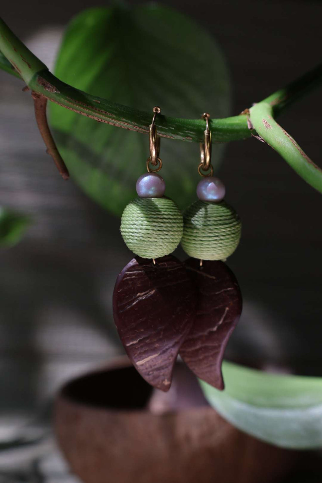 Boucles d'oreilles longues - LAGUNE