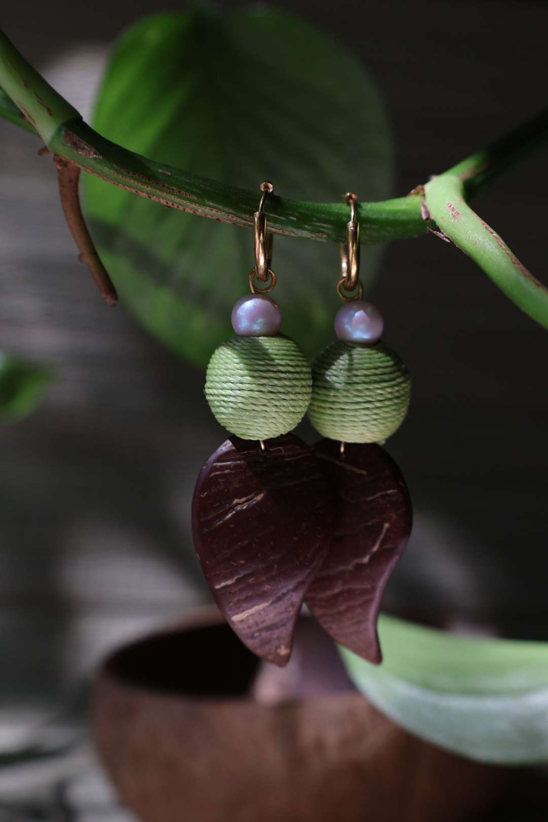 Boucles d'oreilles longues - LAGUNE