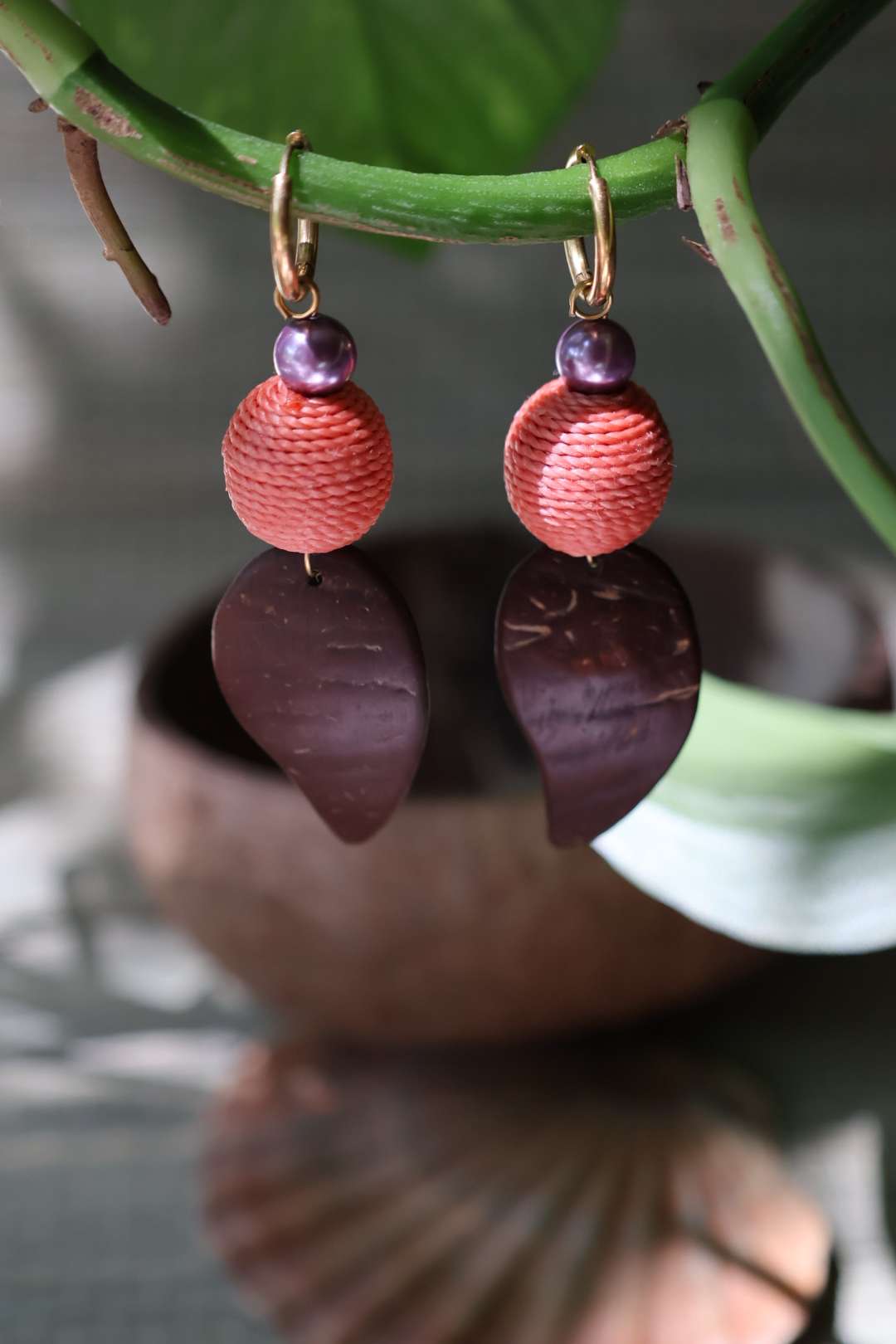 Boucles d'oreilles longues - LAGUNE