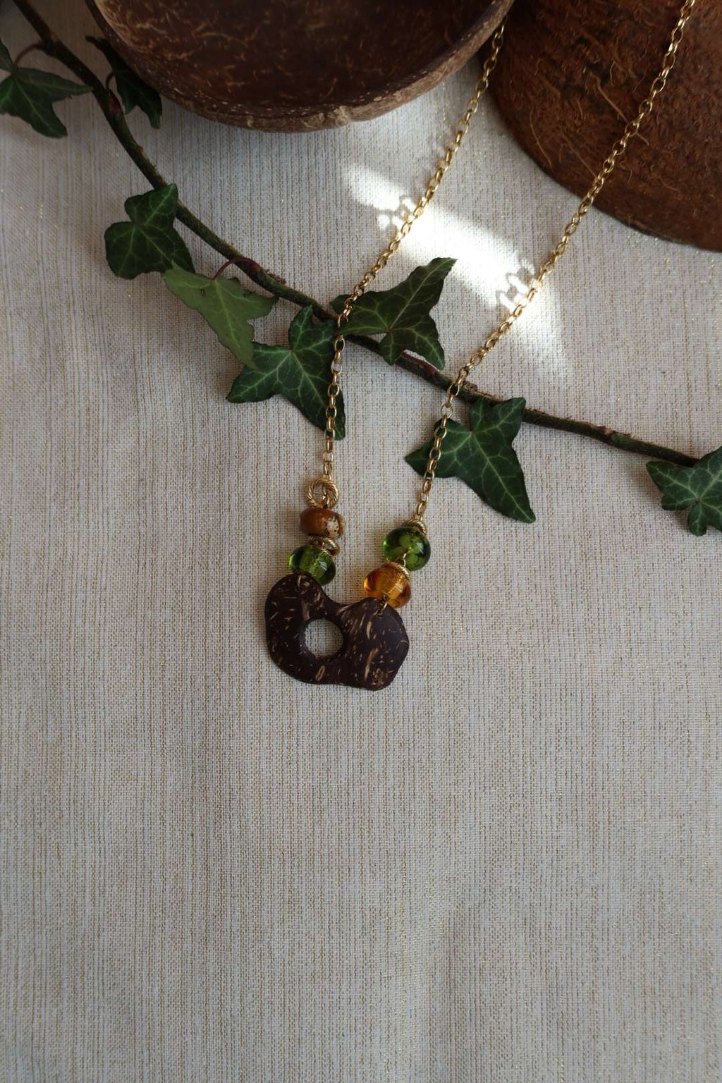 Collier long chaîne dorée - BALI