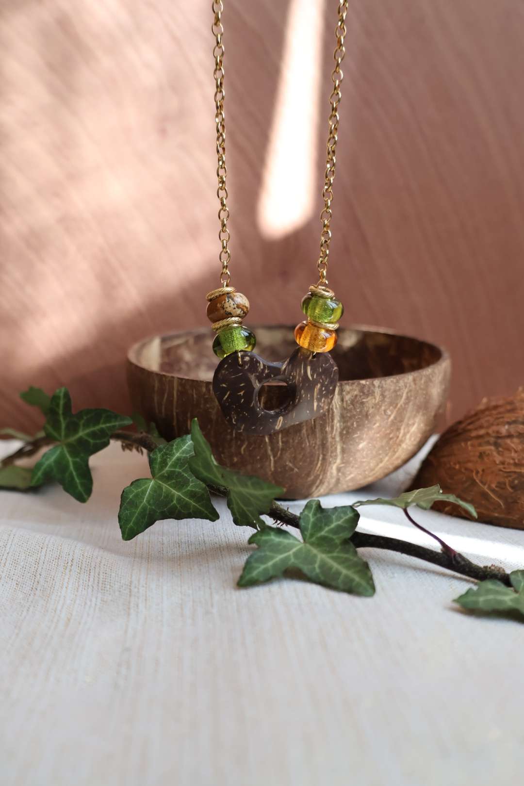 Collier long chaîne dorée - BALI
