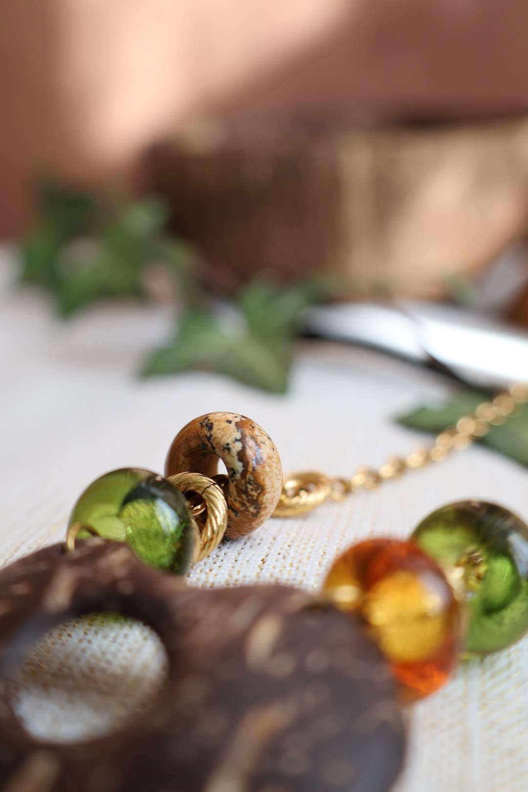 Collier long chaîne dorée - BALI