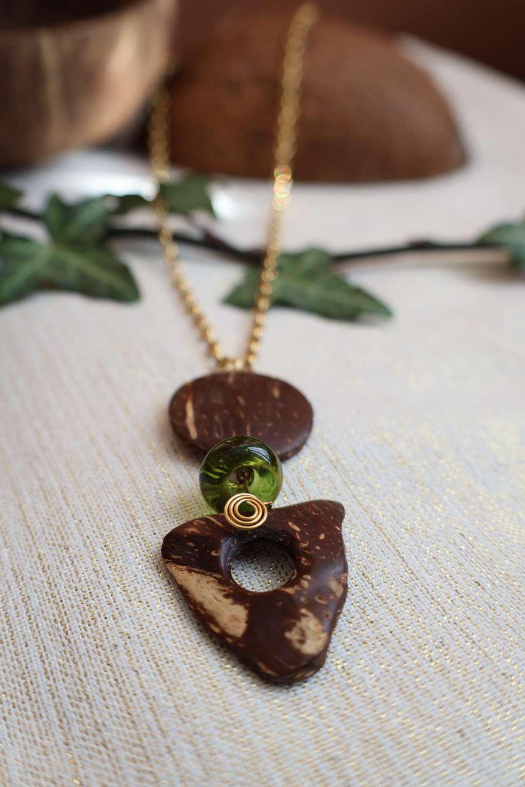 Collier long chaîne doré - JAKARTA