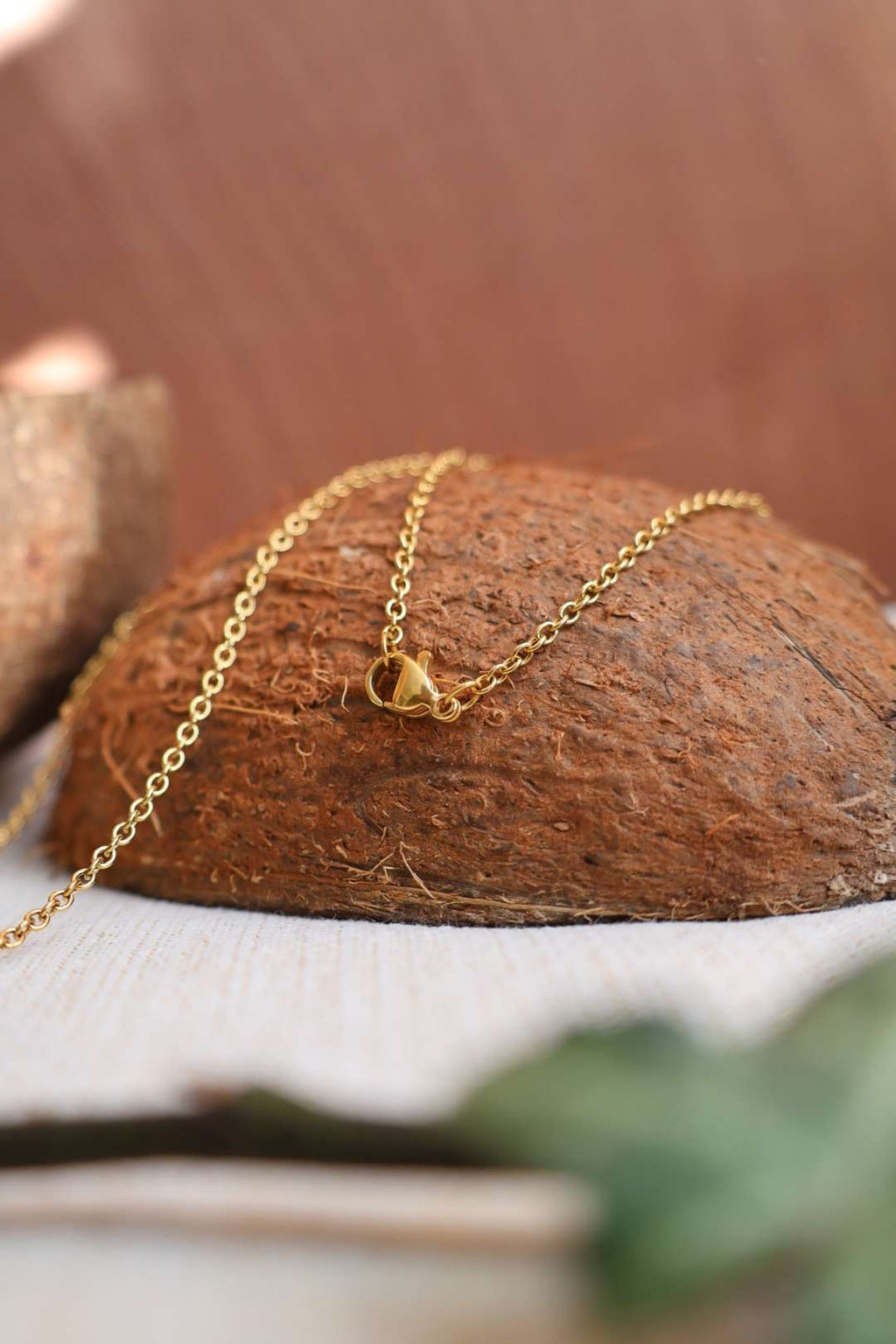 Collier long chaîne doré - JAKARTA