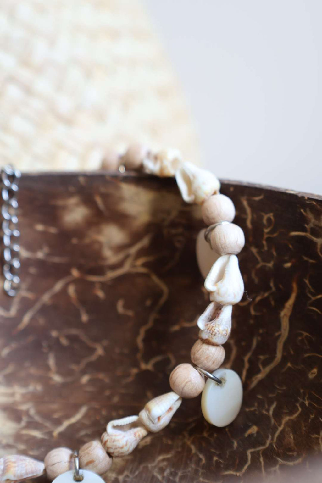 Bracelet de cheville nacre coquillages - VAIMITI