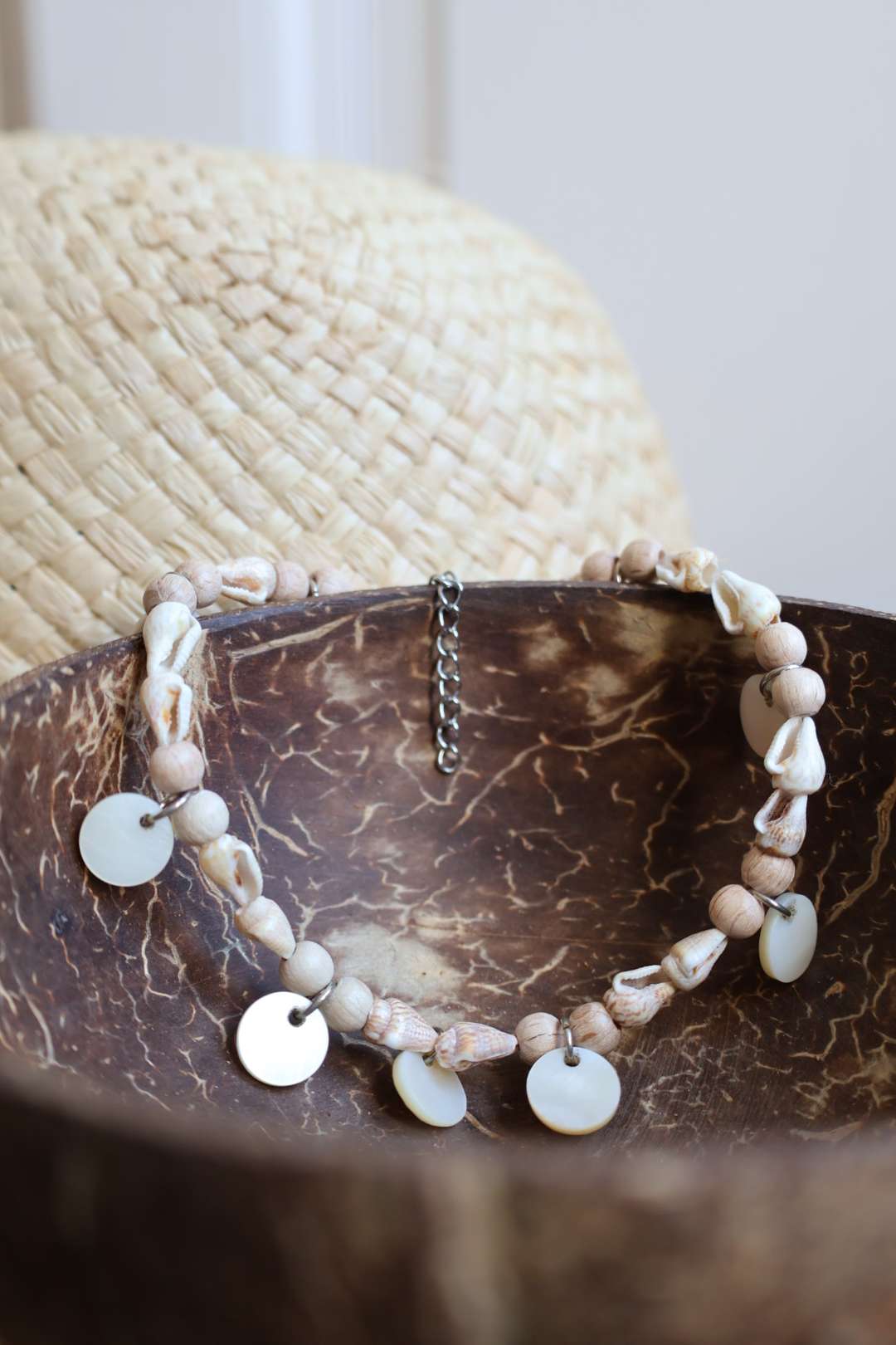 Bracelet de cheville nacre coquillages - VAIMITI