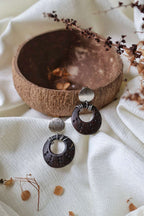 Boucles d'oreilles noix de coco - GAIA