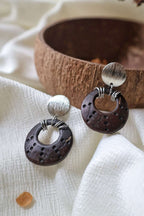 Boucles d'oreilles noix de coco - GAIA
