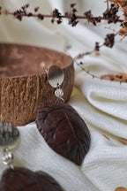 Boucles d'oreilles naturelles en noix de coco - TILLEUIL