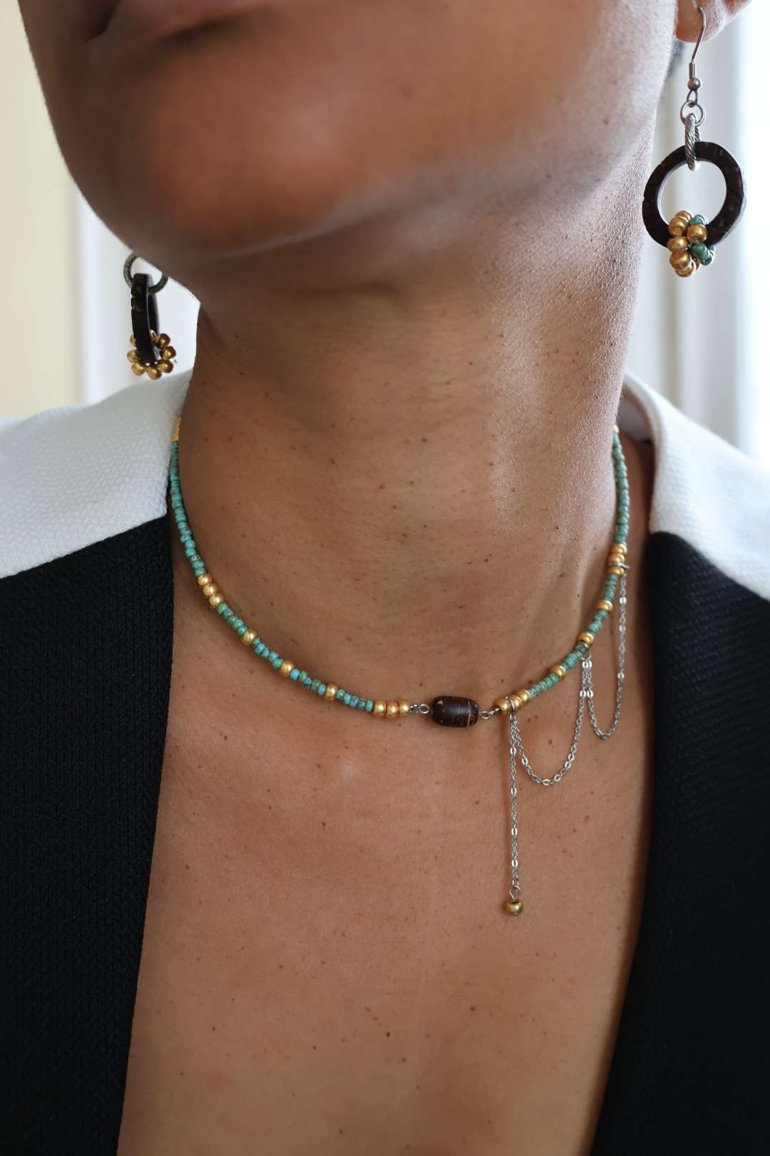 Les colliers ras de cou en perles - RACINE