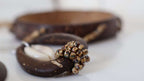 Boucles d'oreilles noix de coco et perles miyuki - PRIMITIVE