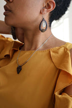 Boucles d'oreilles noix de coco et perles miyuki - PRIMITIVE