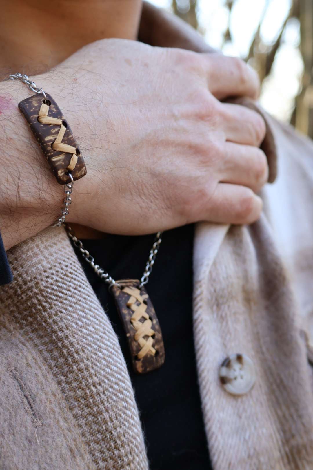 Bracelet mixte en noix de coco - PALMAE