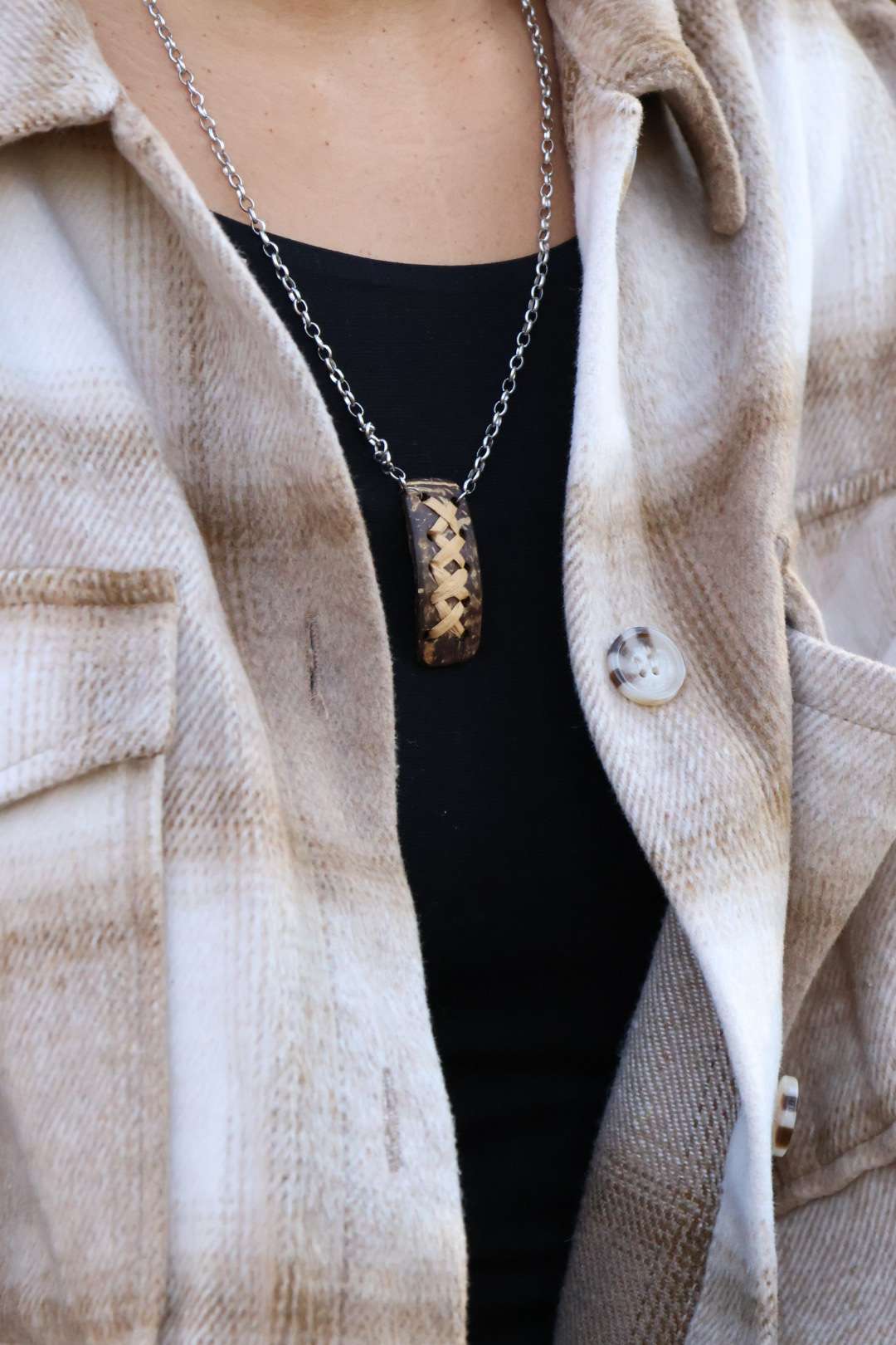 Collier mixte en noix de coco - PALMAE