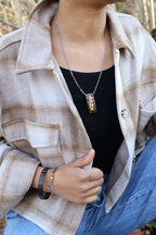 Collier mixte en noix de coco - PALMAE
