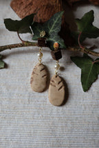 Boucles d'oreilles noix de coco - REVEUSE