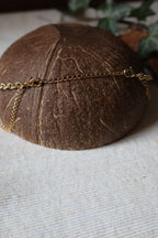 Collier pierre naturelle unakite - CLAUDINE