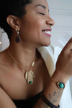 Boucles d'oreilles noix de coco - BAROQUE