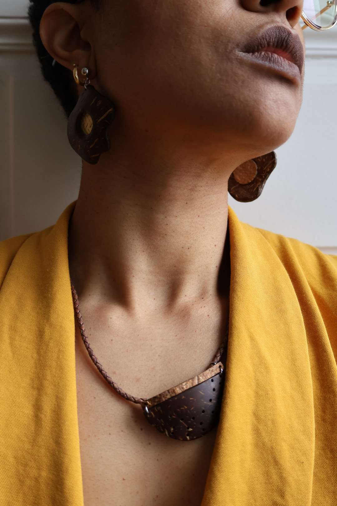 Collier mixte noix de coco - SALAZIE