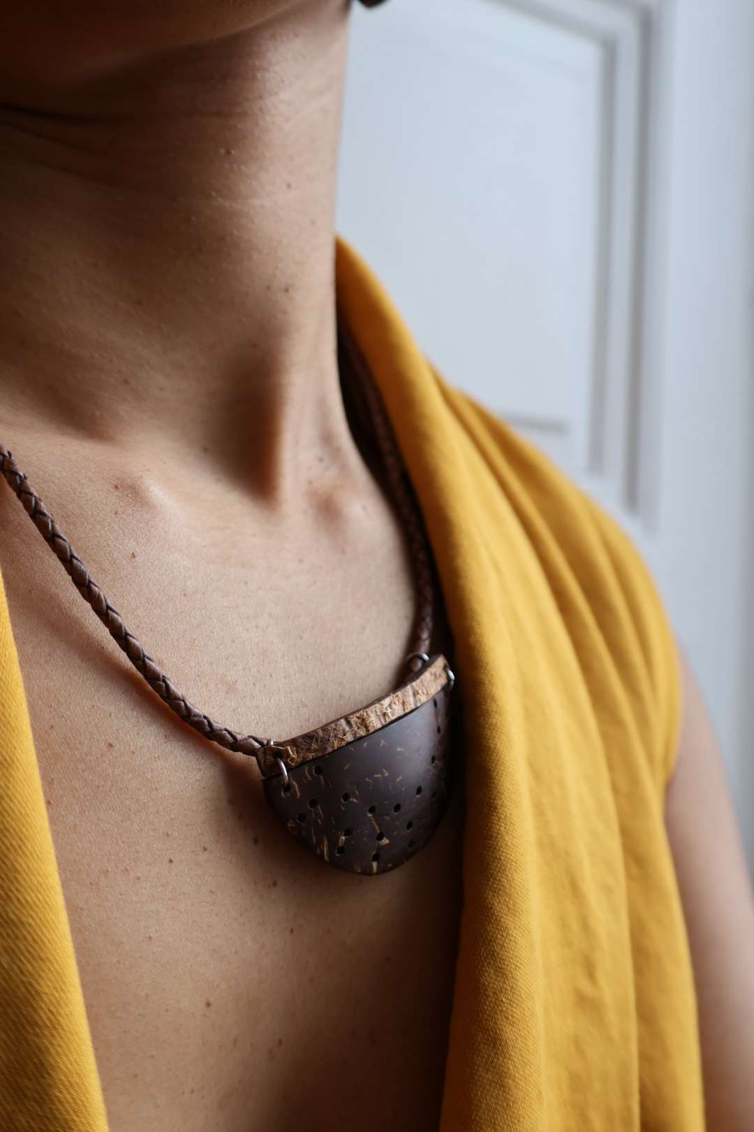 Collier mixte noix de coco - SALAZIE