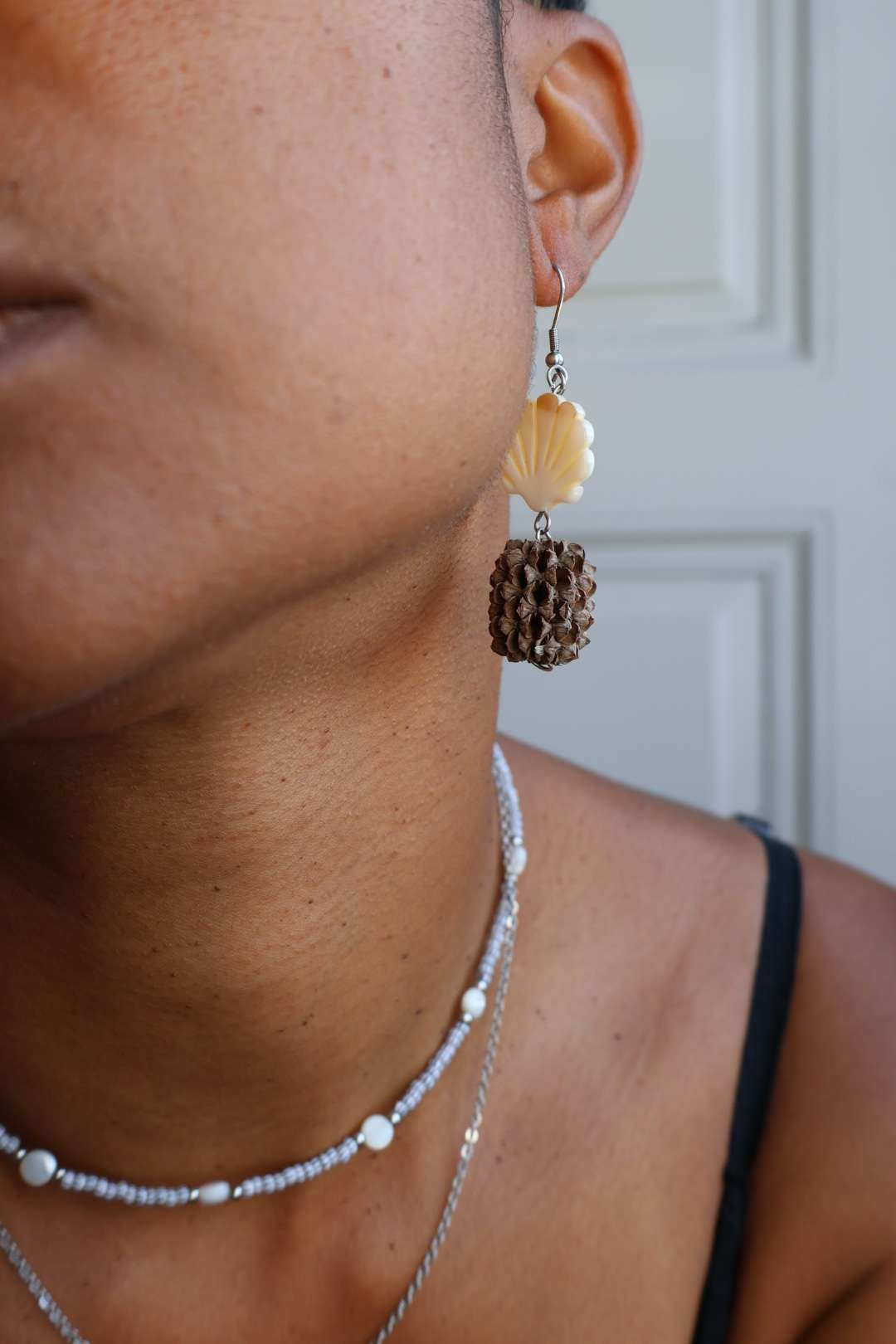 Boucles d'oreilles fruits naturels - FILAO