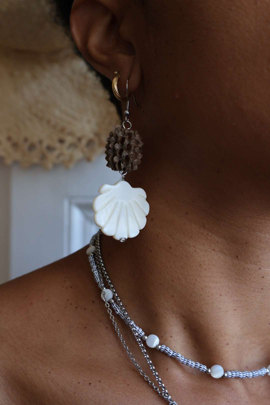 Boucles d'oreilles fruits naturels - FILAO