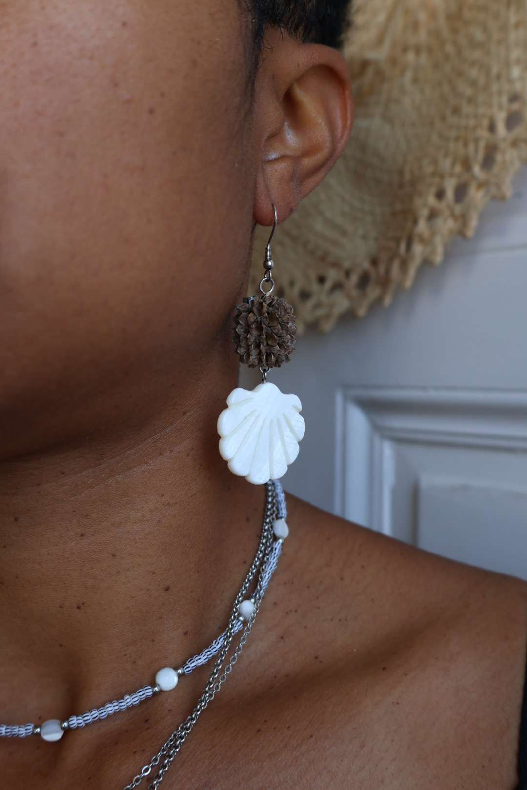 Boucles d'oreilles fruits naturels - FILAO