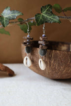 Boucles d'oreilles naturelles - ARCHIPEL