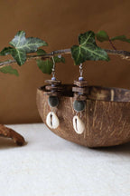 Boucles d'oreilles naturelles - ARCHIPEL