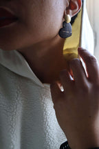 Boucles d'oreilles MONCOEUR en noix de coco