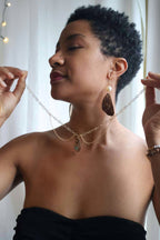 Boucles d'oreilles noix de coco - PEARL
