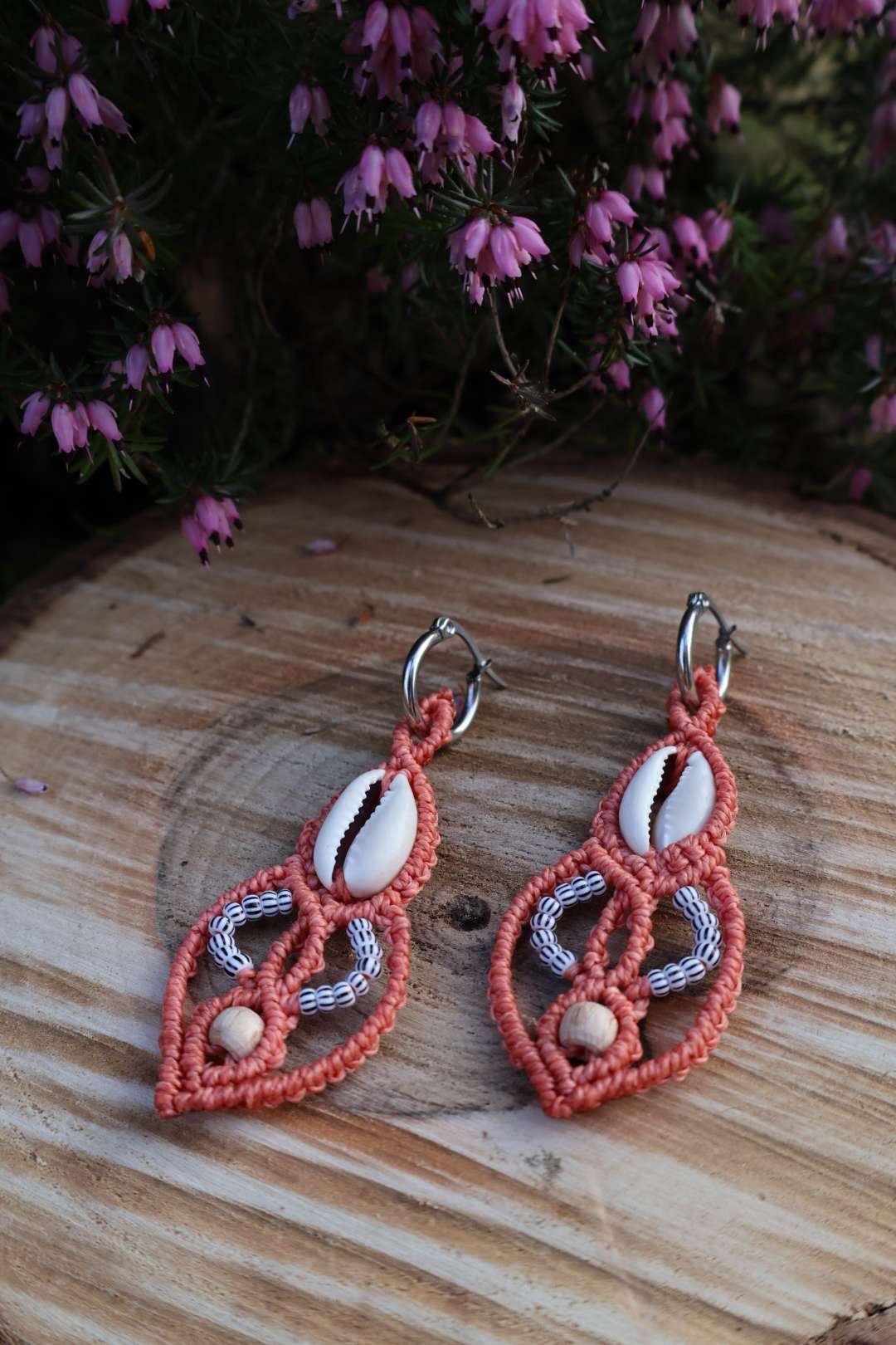 Boucles d'oreilles en macramé PRECIOSA