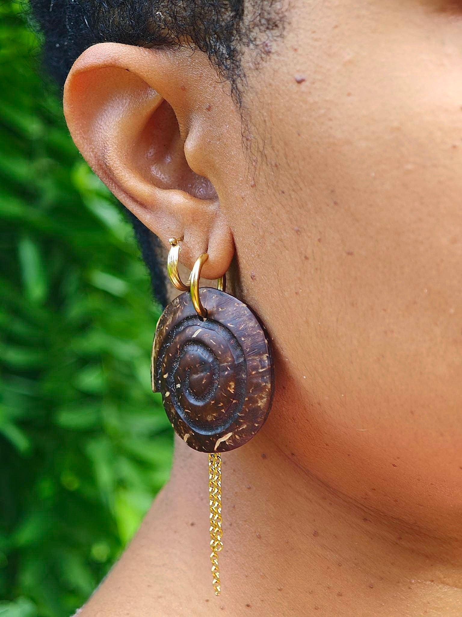 Boucles d'oreilles longues - GYRE