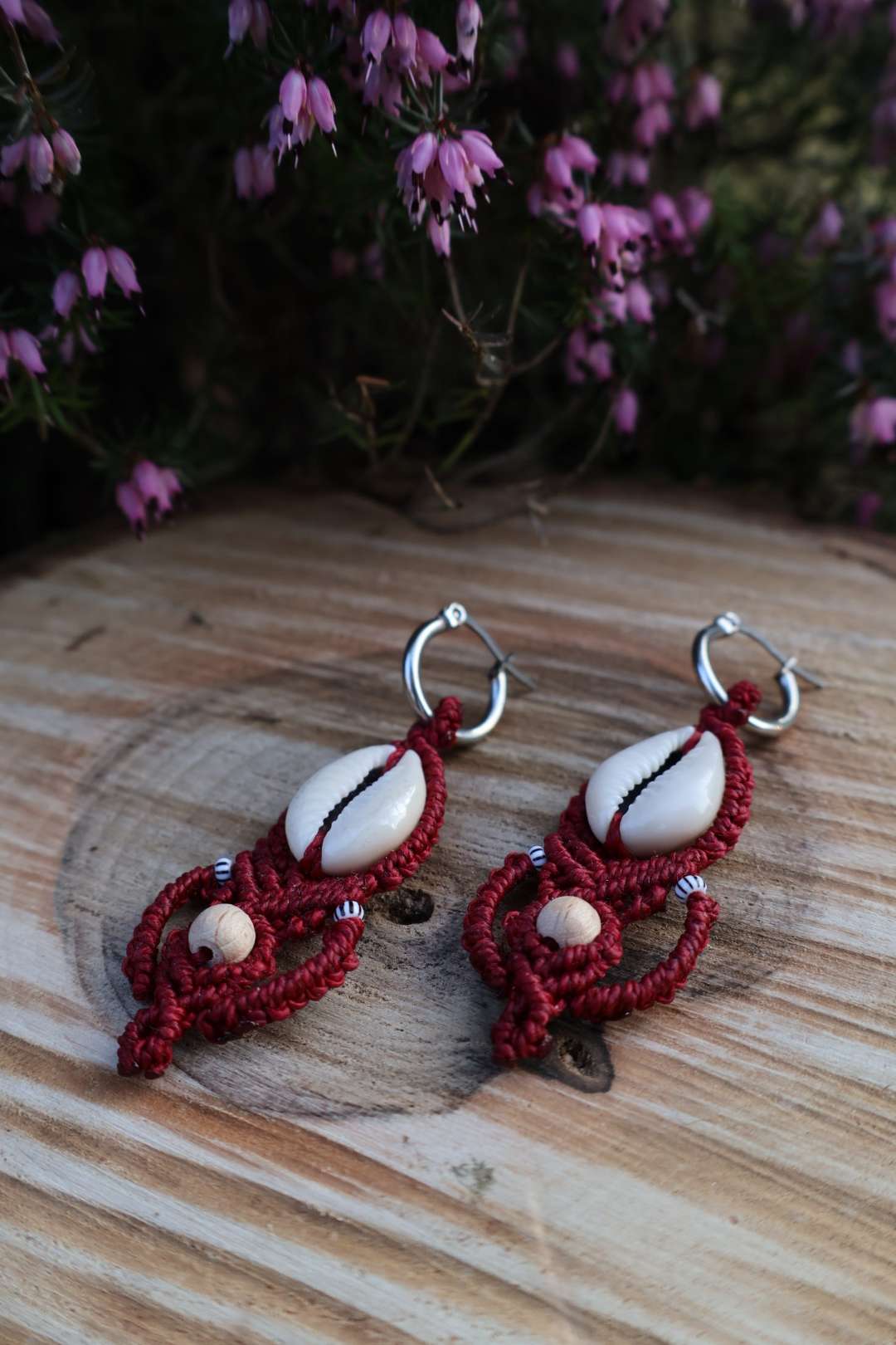 Boucles d'oreilles en macramé PRECIOSA