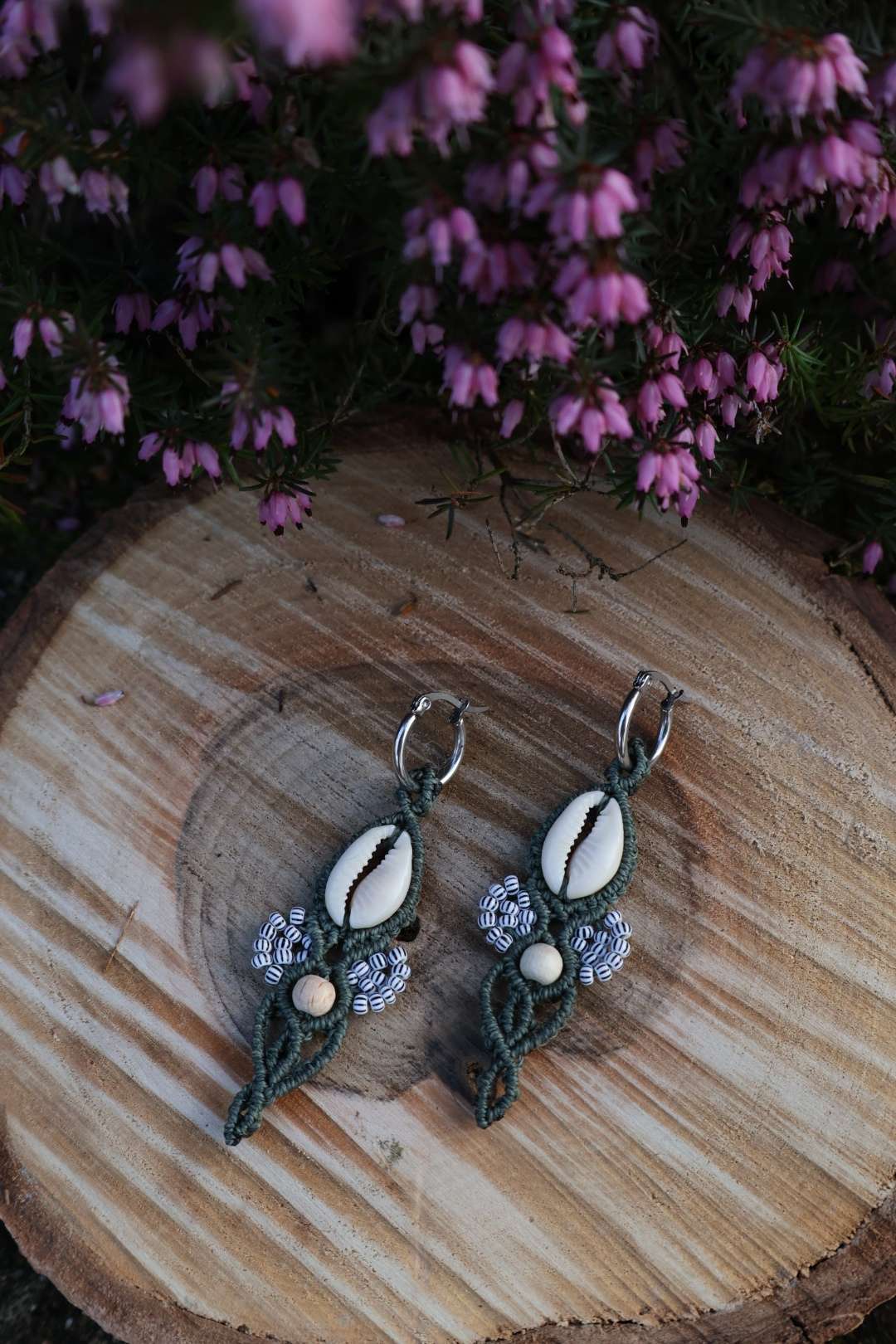 Boucles d'oreilles en macramé PRECIOSA